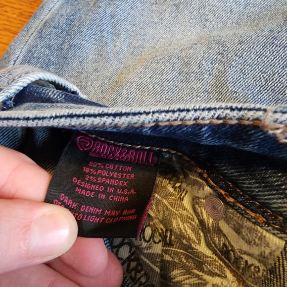 NWT Rock&Roll Cowgirl Mid Rise Bootcut Jeans - Picture 6 of 9